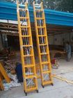 a torre Erction da construção da escada de extensão da fibra de vidro de 8m FRP utiliza ferramentas