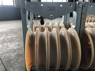 Polias de nylon de 508 mm Condutor de linha de transmissão Blocos de polia de amarração