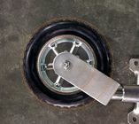 aço Rim Rubber Trailer Jockey Wheel do curso 750kg de 250mm
