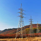 Torre da linha elétrica da transmissão do aço Q235 Q345 do HDG