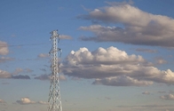 Torre de aço galvanizada da transmissão de energia de Q345B A572
