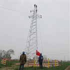 Linha de transmissão 33KV de aço torres do HDG da estrutura