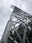 ASTM123 galvanizou a torre de aço da estrutura da distribuição de poder 110KV