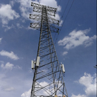 Linha de transmissão torre do aço Q235B Q345B Q420 da estrutura