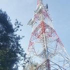 torre de aço da estrutura da autossuficiente G/M telecomunicação de 76m