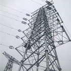 torre de aço da transmissão da estrutura de 220kv HDG Q235B Q345B
