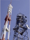 Torre de aço da telecomunicação da estrutura do HDG 75ft