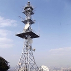 Autossuficiente torre de aço do local da pilha das telecomunicações de Q235 Q345 para a transmissão do sinal