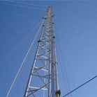 Torre tubular das telecomunicações do apoio do auto altura de 15 - de 60m para a transmissão do sinal