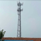 HDG torre de antena de aço tubular equipada com pernas de 3/4 telecomunicações