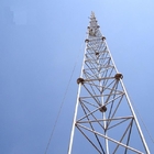 As telecomunicações tubulares de aço galvanizadas da estrutura de 25m elevam-se