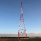 Torre tubular do aço da telecomunicação Q235B Q355B do HDG