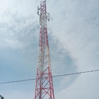 Torre de aço da telecomunicação 10meter angular de Sst galvanizada com luz da aviação