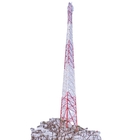4 rádio de aço galvanizado equipado com pernas Wifi G/M de uma comunicação da torre do ângulo de ASTM A123
