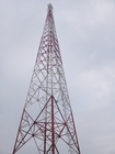 Torre de aço galvanizada quente da telecomunicação 10m do cargo de sinal