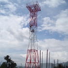 Torre de antena de aço Sst da G/M quatro Q355B móveis angulares equipados com pernas