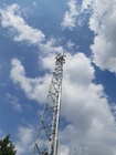 O mergulho quente da torre de aço tubular da telecomunicação galvanizou Q355