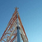 A torre Monopole de aço do triângulo móvel de WiFi galvanizou autossuficiente