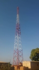 Da telecomunicação 4 a torre de aço 90meters angular do pé galvanizou