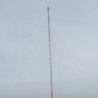 0 - torre galvanizada de aço do mastro de 200m Guyed com relâmpago Rod dos suportes
