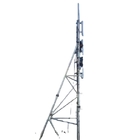 O mergulho Q355 quente de aço galvanizou o mastro de Guyed para a telecomunicação
