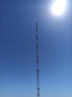 Torre de aço da telecomunicação da estrutura do mastro de Guyed com 72m galvanizados 92m