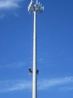 Material de aço galvanizado da torre Q355 Q245 de Polo do mastro de Guyed