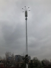 Torre Monopole de aço da telecomunicação com o mergulho quente galvanizado