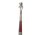 A torre Monopole de aço para o mergulho quente das telecomunicações galvanizou