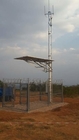 A torre de rádio Monopole de antena de micro-ondas galvanizou Q345 de aço