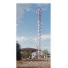 A torre de aço do telhado de Q345 Q235 para o mergulho quente da telecomunicação galvanizou
