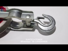 Blocos de cordas de arame de aterramento SHT / Bloco de cordas de barras de aço fundido de 20KN