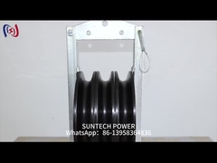 Bloco de cabos triplo condutor de alumínio revestido com neoprene para linha de transmissão