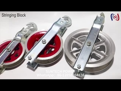 Aterramento de fios, cabos, puxadores de poleas, condutores de cordas