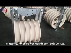 piloto Wire Rope Condutor das polias de 660mm Nylone que amarra o bloco de polia