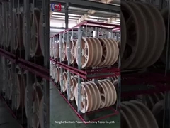 Blocos de polia de amarração de fio condutor de nylon MC 822 mm