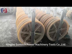 Blocos de polia de amarração de cabo de fio de nylon ACSR MC de 916 mm