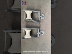 bloco de Pulley Stringing Roller do condutor de cabo aéreo de 80mm para a linha aérea