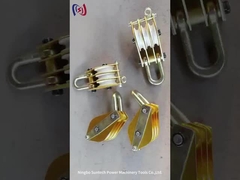 Ferramentas de erecção de torre de elevação de engrenagem de poleia de nylon