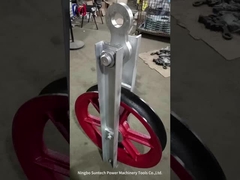 Único maestro de nylon Pulley Stringing Blocks da roda para a linha de transmissão