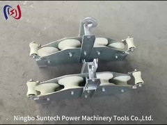 Bloco de poleia de cabo de fibra óptica 10KN OPGW Quadrante Bloco Combinado Tipo SHZHD10