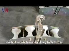 Quatro rodas de fibra óptica combinada de cordas de bloco de poleia Opgw ferramentas de cordas