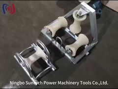 10 KN Ferramentas de corda de rolos de cabos de esquina de três faixas de rolos de esquina