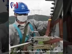 ISO JQJ Ferramentas de puxagem de cabos subterrâneos de corte de aço de ângulo