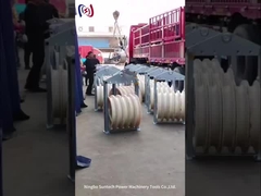 Compacto série 822 bloco de cordas com design de gancho de libertação rápida