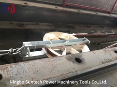 Bloco de roldana única de alta capacidade com rolamento de esferas para operação suave​