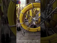 Haste de Fibra de Vidro para Dutos de Cabos de Engenharia Elétrica 13mm Rastreável