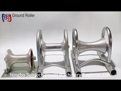 ISO Alumínio liga linha recta de aterragem de cabo de bobina rolante rolante de cabo de aço