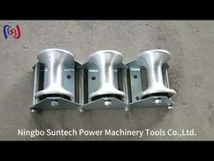 Ferramentas de Enfiamento Três Roletes de Nylon Guia de Cabo para Trabalho Subterrâneo