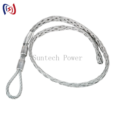 qualidade  80kn Wire Rope Pulling Conductor ACSR Cable Mesh Socks fábrica